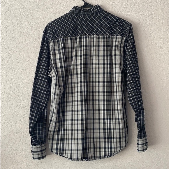 90’s/80’s monochrome eclectic button up - Picture 2 of 4